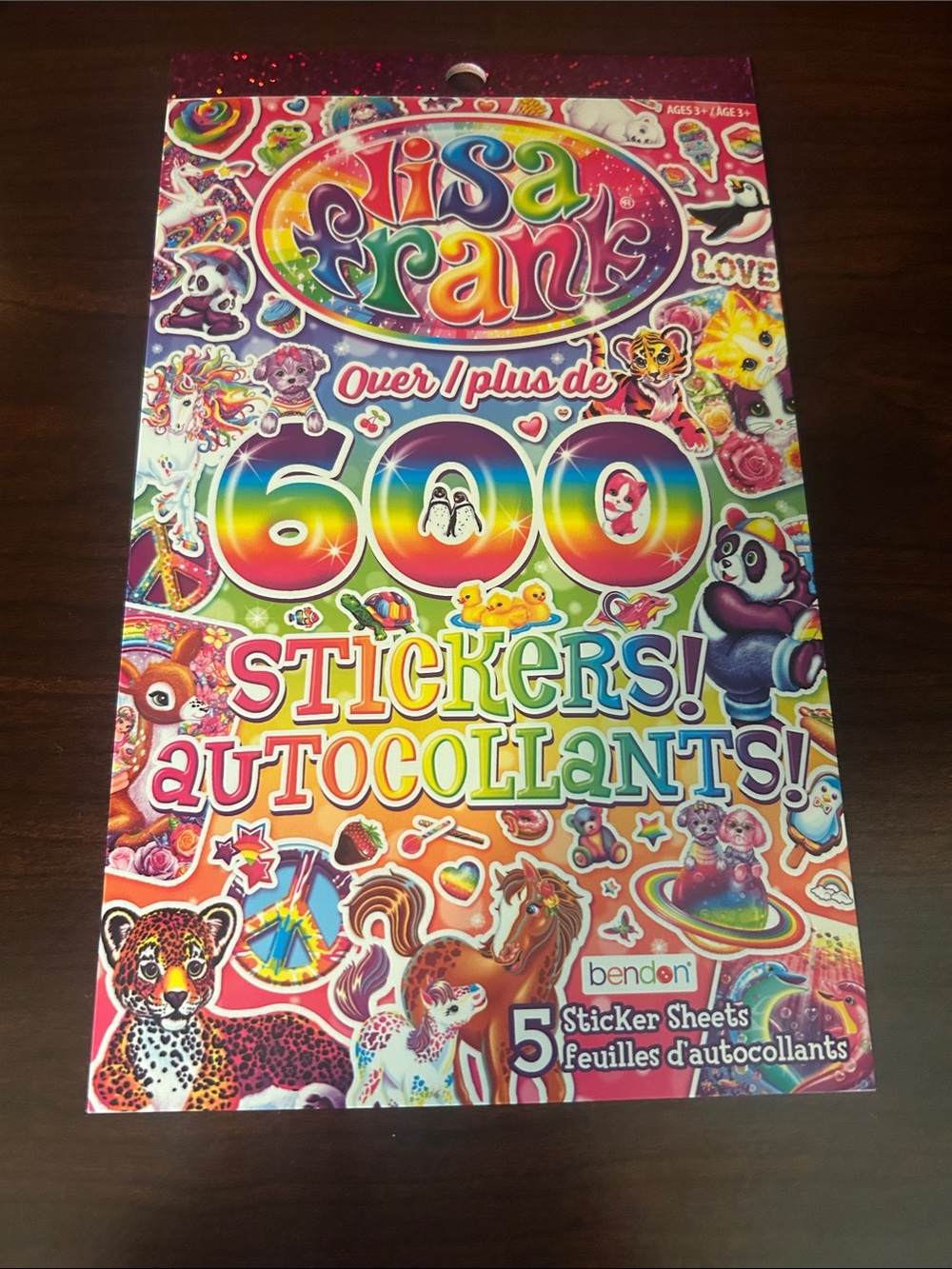 New Lisa Frank 600 stickers from 2024